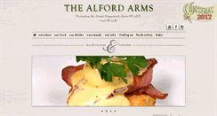 Desktop Screenshot of alfordarmsfrithsden.co.uk